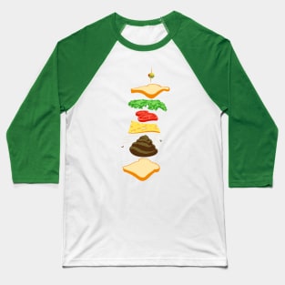 Sh!t Sandwich Baseball T-Shirt